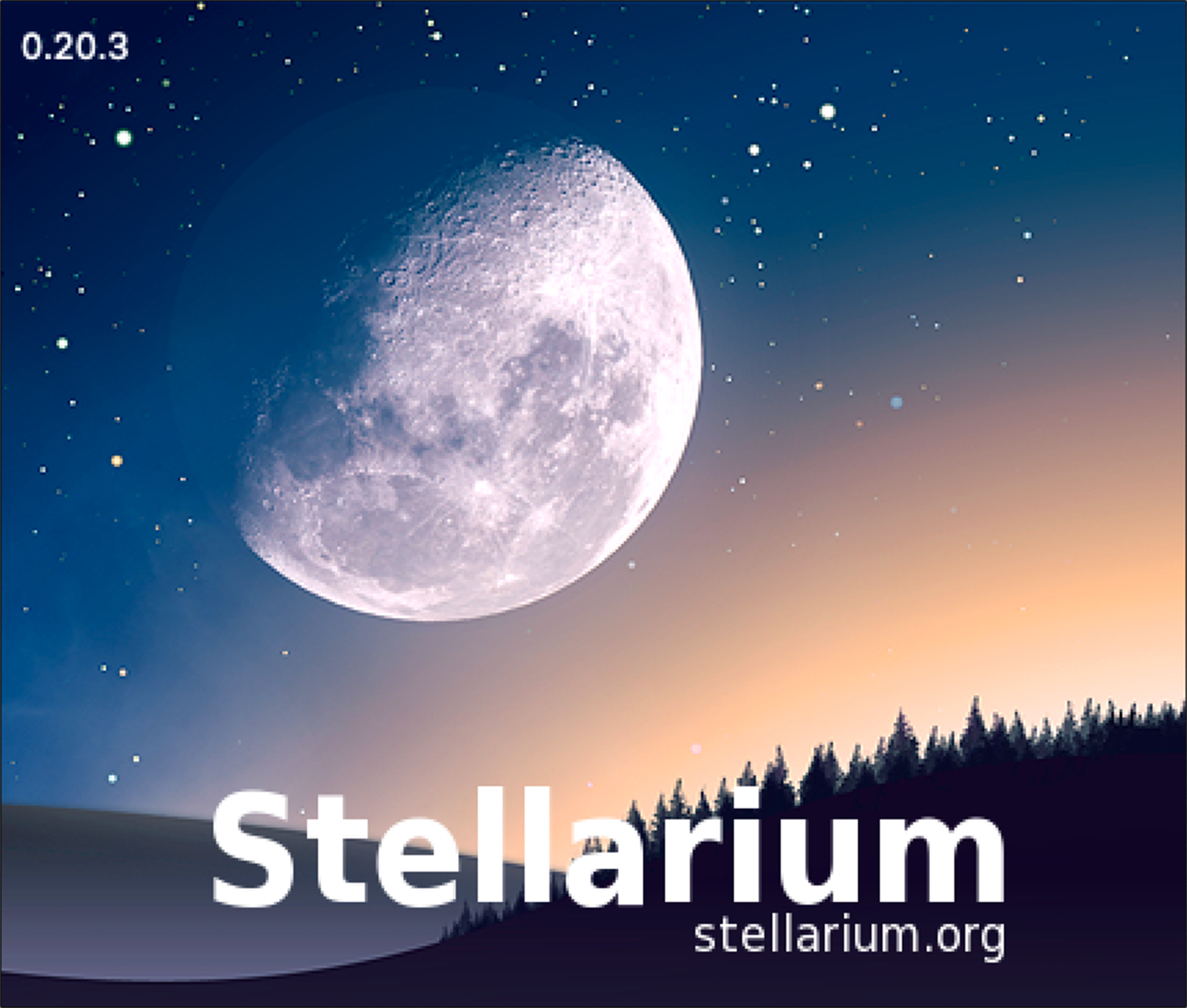 Stellarium：アプリケーションタイトル